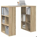Shieldpro�meuble ordinateur / bureau pc - cloud - cabinet de bureau ch�ne sonoma 90x50x75 cm - bois ding�nieri ...