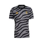 T - shirt - adidas - juventus prematch m - gris - noir - homme - manches courtes