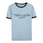 T - shirt bleu homme teddy smith ticlass