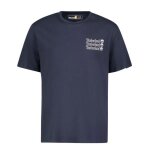T - shirt bleu homme timberland tee 2 tier3