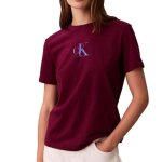 T - shirt bordeaux femme calvin klein jeans lv047e804g
