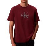 T - shirt bordeaux homme calvin klein jeans hero lv04rb862g