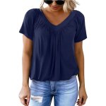 T shirt femmetee shirt femme col v coupe amplecasual t - shirt femme d�t� confortable et frais a manches ...