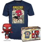 T - shirt avec figurine - funko - spider - man - m�tallique - xl - vinyle de qualit�