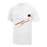 T - shirt de foot - npz - inspir� allemagne - blanc - adulte mixte - respirant neoteric