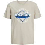 T - shirt garon - jack & jones - junior - coton - manches courtes - col arrondi