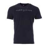 T - shirt marine homme tommy hilfiger reg linear