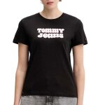 T - shirt noir femme tommy hilfiger tjw reg essential