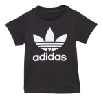 T - shirt noir gar�on adidas trefoil