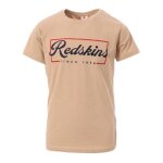 T - shirt - redskins - ts6074 - beige - gar�on - col arrondi