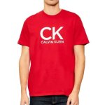 T - shirt rouge / blanc homme calvin klein jeans lv04rd819g