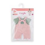 T - shirt et salopette week - end  paris pour poupon 30 cm