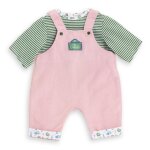 T - shirt et salopette manches longues week - end  paris pour poupon 42 cm