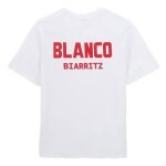 T - shirt serge blanco th�o print biarritz