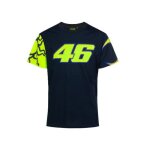 T - shirt sole luna the doctor heritage vr46 pour adulte bleu moto gp