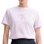 T - shirt violet femme calvin klein jeans classic