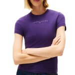 T - shirt violet femme tommy hilfiger dw0dw21550