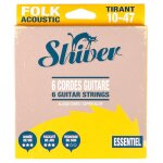 Shiver 6 cordes folk essentiel 10 - 47 cordes guitare Shiver 6 cordes folk essentiel 10 - 47 cordes guitare