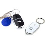 Shop - story - lot de 2 porte cl siffleur led anti perte localisation - 1 noir + 1 blanc