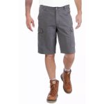 Short cargo - carhartt - rigby - gris fonc - coton lger extensible - t. 36