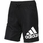 Short de sport pour enfant adidas noir / blanc - respirant - running - garon