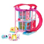 Poupe - barbie - la maison de chelsea - maison transformable - 15 accessoires - 2 chiots