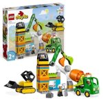 Shot case - lego duplo ma ville 10990 le chantier de construction jouet grue bulldozer et btonniere