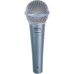 Micro dynamique shure beta58 micro chant - audio professionnel - vocal - sortie de ligne audio (xlr)