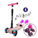 Shuttle premium trottinette pour enfants avec fum�e mod�le fleurs -