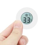 Sib mini thermom�tre num�rique lcd int�gr� hygrom�tre hygrom�tre temp�rature m�tre int�rieur(blanc)