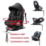 Siege auto magic zc siege auto isofix siege auto bebe rotation � 360� connecteurs isofix&latch harnais ...