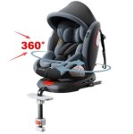 Si�ge auto0 - isofix rotatif 360� i - size - mod�le enfant avec auvent cadre support et repose - pieds ...