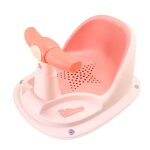 Si�ge de bain avec dossier et ventouses fauteuil antid�rapant - rose cadeau de douche et danniversaire ...