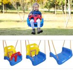 Siège de balançoire pour bébé et corde 3 en 1 siège de balançoire de jardin avec dossier grand cadeau ... Siège de balançoire pour bébé et corde 3 en 1 siège de balançoire de jardin avec dossier grand cadeau ...