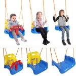 Si�ge balan�oire pour enfants b�b� gar�on fille - 3 en 1 avec corde - ext�rieur - mixte - jusqu� 50 kg ...