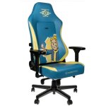 Sige gamer - noblechairs - hero fallout vault tec edition - bleu - cuir pu - accoudoirs 4d
