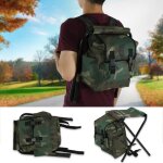 Sige portable pliable de pche de camping extrieur avec sac de rangement - - - sec