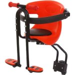 Sige de scurit avant pour vlo enfant avec pdale rouge et noir (30 kg)