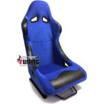 Siege sport baquet race bleu universel (02115)
