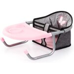 Sige de table pour poupes - bayer - gris papillon - accessoires inclus - moyen - 3 ans et plus