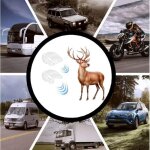 Sifflet anti gibier � ultrasons pour voiture lot de 2