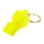 Sifflet arbitre - tremblay - fox 40 classic officiel - jaune fluo - sans bille - anneau attache