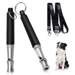 Sifflet pour chien 2 pices rglables sifflet chien rappel sifflet ultrason chien avec lanire sifflet ...