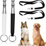 Sifflet ultrason - haute qualit� - 2 pcs - r�glable - s�r pour les animaux - portable