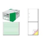 Papier listing Exacompta 305 x 240 mm blanc - 2 plis autocopiants :  56+57g/m² - carton de 1000 feuilles pas cher