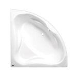 Siko - 140x140 cm cornelia baignoire dangle en acrylique gauche et droite sans pieds blanc (co1400new) ...