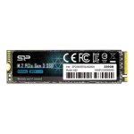 Disque ssd interne - silicon power - p34a60 256go - nvme pcie gen3x4 m. 2 lecture criture 2200 1600 ...