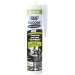 Mastic - geb - silicone tous supports - 280 ml - noir - 100% neutre et sans odeur Mastic - geb - silicone tous supports - 280 ml - noir - 100% neutre et sans odeur
