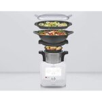 Robot - cuiseur - silvercrest - monsieur cuisine connect - 5 litres - 1200 watt - accessoires standards ...
