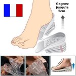 Simplisim: paire de semelle talonnette discrte grandissante rehaussante chaussure silicone